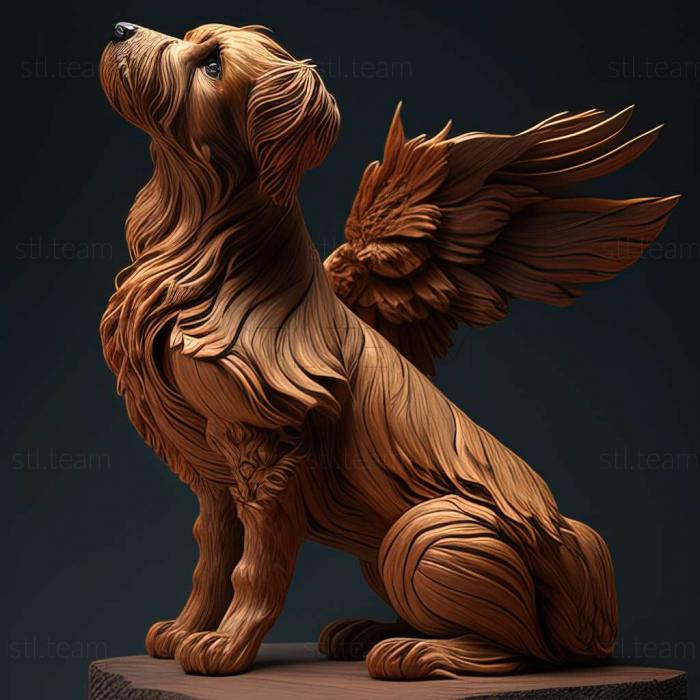 3D модель Ніверне гриффон собака (STL)